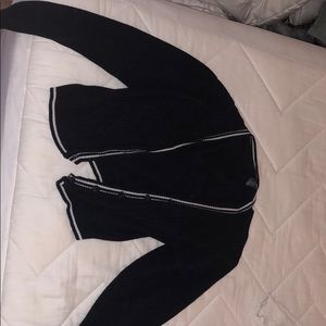 navy blue cover sweater